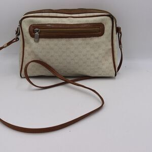 Gucci Vintage Micro GG Monogram Coated Canvas Crossbody Handbag